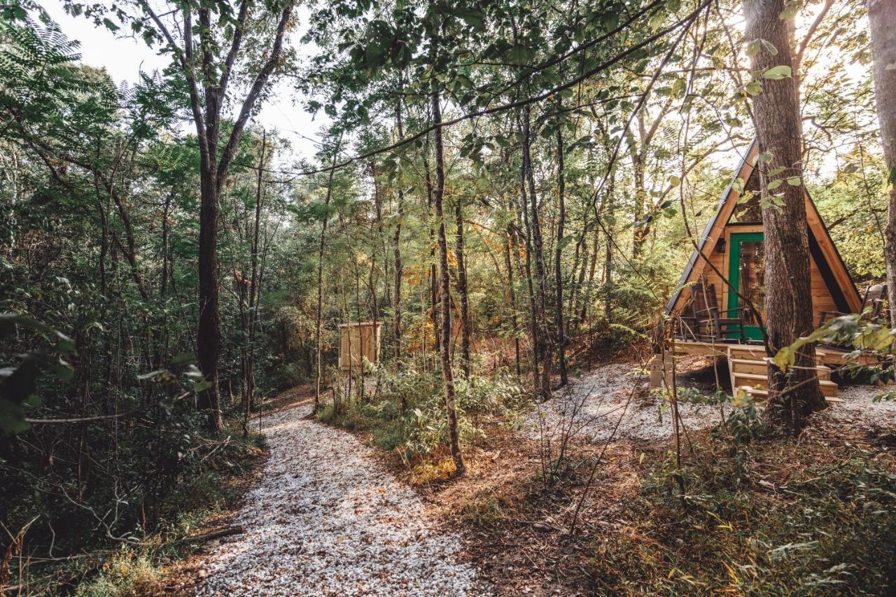 Appartamento Blue Brambler Glamping A-Frame Rockbridge Esterno foto