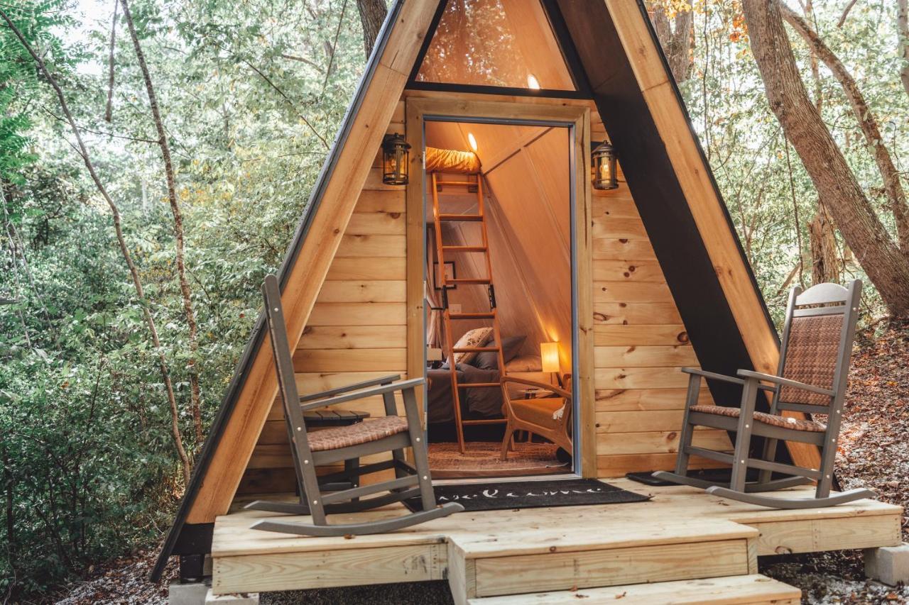 Appartamento Blue Brambler Glamping A-Frame Rockbridge Esterno foto