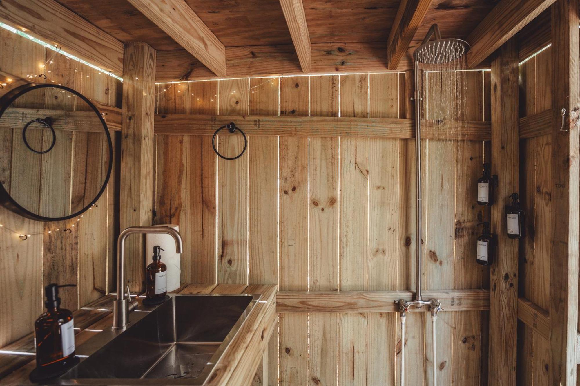 Appartamento Blue Brambler Glamping A-Frame Rockbridge Esterno foto