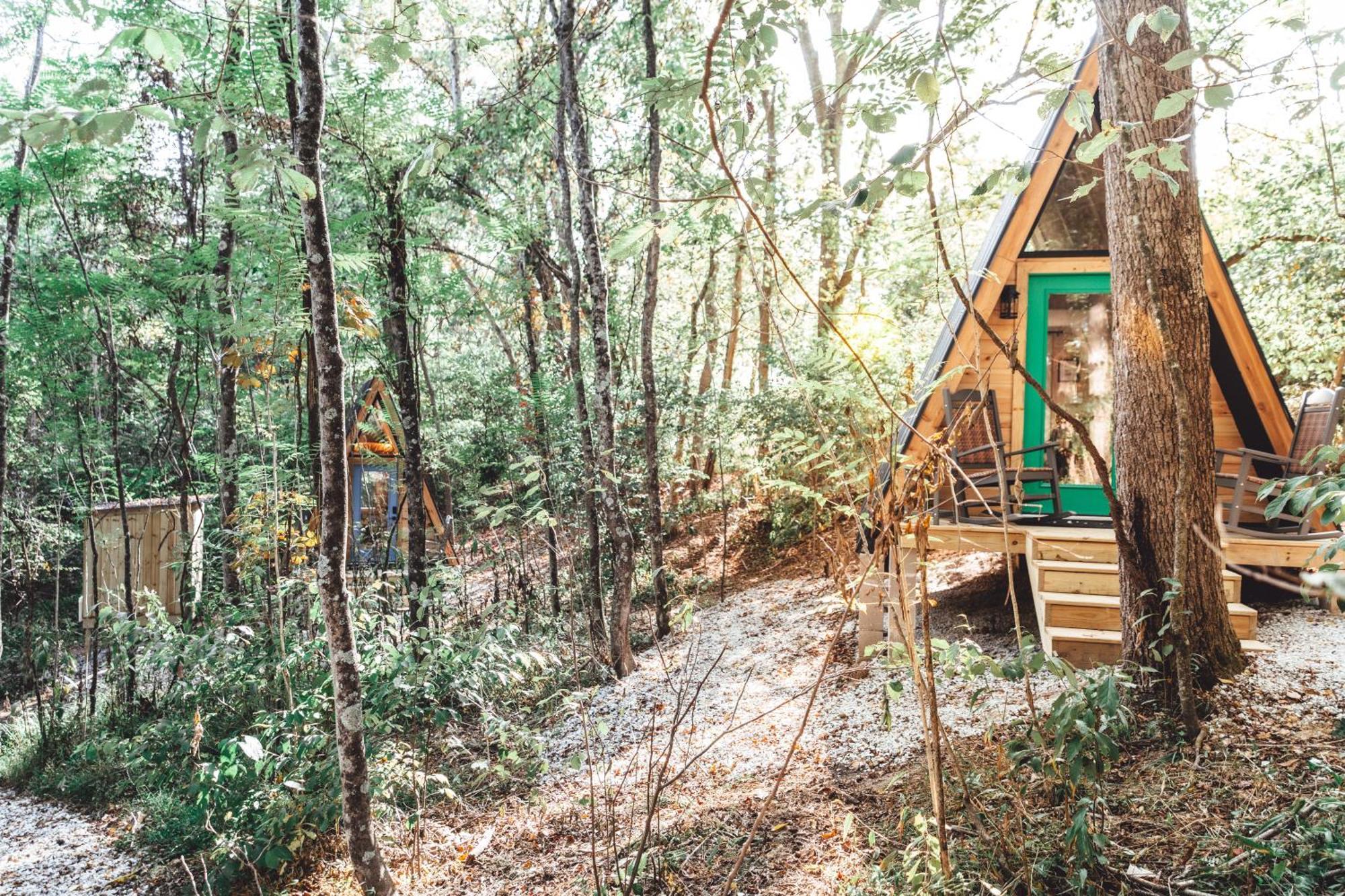 Appartamento Blue Brambler Glamping A-Frame Rockbridge Esterno foto